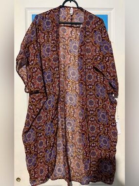 Boho Floral Medallion Cardigan